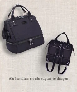 Rose & Ollie Kleine Kolftas Handtas Model Zwart - Koeltas Moedermelk -Happy Horse Winkel 1000x1200 9