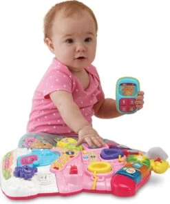 VTech 2 In 1 Baby Walker - Educatief Babyspeelgoed - Roze - 9 Tot 36 Maanden -Happy Horse Winkel 1003x1200