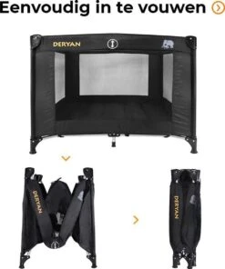 Deryan Kinderbox - Inklapbare Box - 100x100cm - Zwart -Happy Horse Winkel 1003x1200 8