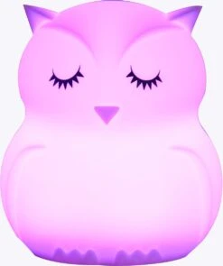 Merkloos VIO Products - Nachtlampje Uil - Zacht Kinderlampje - 8 LED Kleuren Kinderkamer - Dimbaar - BPA Vrij - Kindvriendelijk - Milieuvriendelijk - Baby Cadeau -Happy Horse Winkel 1004x1200 1