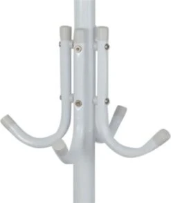 Kapstok Met 12 Haken - Metaal - Wit - Hoogte 175cm -Happy Horse Winkel 1007x1200