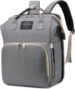 Buxibo 2-in-1 Luier- En Verzorgingstas - Inclusief Verschoon Matje - Baby Rug Tas Met Isoleervak - Diaper Backpack Bag - Reis Rugzak Inclusief Buggy En Kinderwagen Haken - Grote Capaciteit - -Happy Horse Winkel 1018x1200 1