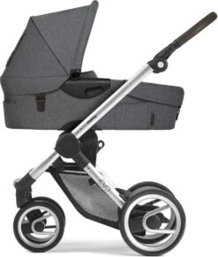 Happy Horse Winkel 46 Kinderwagen - Mutsy - EVO - Onderstel Met Reiswieg - GRATIS Regenhoes - Light Grey