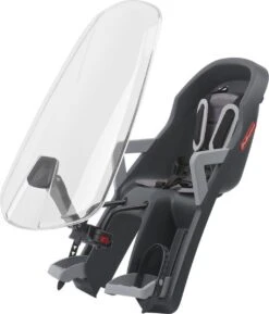 Polisport Bilby - Fietsstoeltje Voor + Windscherm - Zwart -Happy Horse Winkel 1026x1200 1