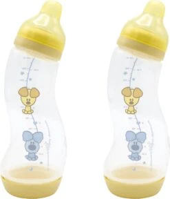 Difrax Babyfles 250 Ml – Anti-Colic – Woezel & Pip – 2 Stuks