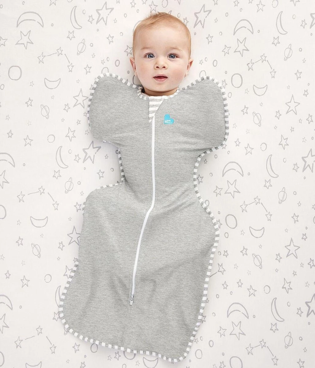Love To Dream™ Babyslaapzak Swaddle Up™ - Inbakeren - Baby 3-6 Maanden - 6-8.5 Kg - All Season - Grijs 6 Love To Dream™ Babyslaapzak Swaddle Up™ - Inbakeren - Baby 3-6 Maanden - 6-8.5 Kg - All Season - Grijs - Afbeelding 4