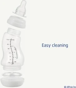 Difrax Anti-Colic S-Babyfles Natural - 170 Ml - Blossom/Roze -Happy Horse Winkel 1042x1200