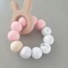 Bijtring, Bijtring Baby, Rammelaar Siliconen Bijtring, Baby Speelgoed, Hout Speelgoed , Kraamcadeau, Baby Speelgoed 0 Jaar 1 Bijtring, Bijtring Baby, Rammelaar Siliconen Bijtring, Baby Speelgoed, Hout Speelgoed , Kraamcadeau, Baby Speelgoed 0 Jaar -Happy Horse Winkel 1045x1200