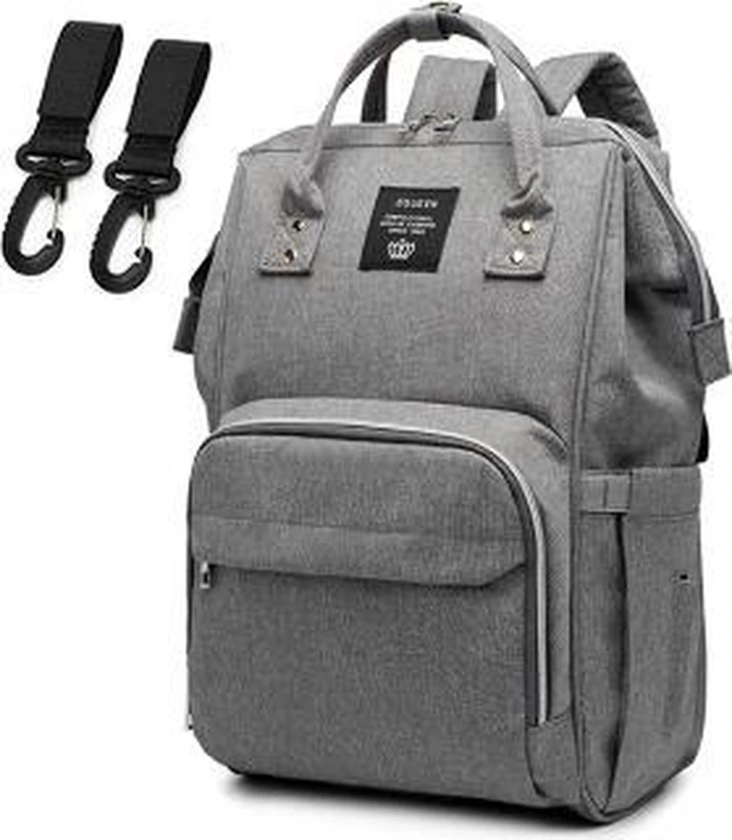 LEQUEEN - Luiertas - Grijs - Verzorgingstas - Verzorgingstas Luiertas - Baby Tas 3 LEQUEEN - Luiertas - Grijs - Verzorgingstas - Verzorgingstas Luiertas - Baby Tas