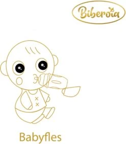 Biberoia® Handsfree – Babyfles – Switch De Fles – Anti Colic Baby Fles – Anti Reflux – Speen – Baby – Fles – Babyshower - Kraamcadeau – 250ML - Peach -Happy Horse Winkel 1047x1200