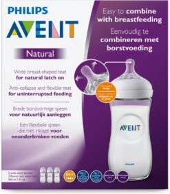 Philips Avent SCF036/37 Natural Babyfles - 6m+ - Langzame Toevoer - 3 Stuks 27 Philips Avent SCF036/37 Natural Babyfles - 6m+ - Langzame Toevoer - 3 Stuks -Happy Horse Winkel 1056x1200