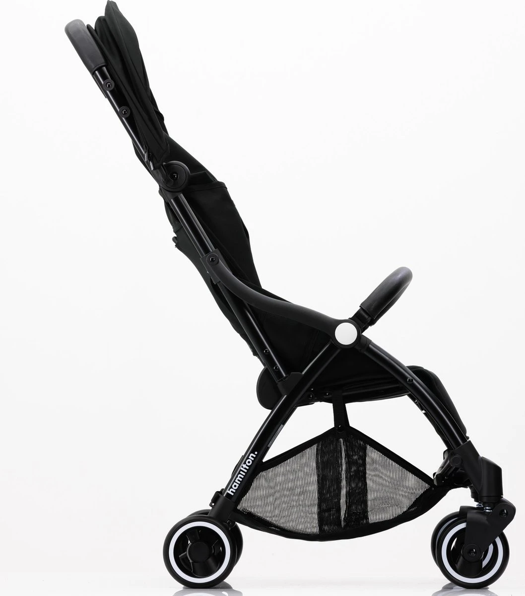Hamilton By Yoop X1 Plus Kinderwagen - Buggy Met Monteerbare Wieg - Premium Stroller Met One Hand Folding Technologie - Nieuw, Hoger, Uitgebreider 2023 Model - Zwart - Licht, Verstelbaar, Wendbaar En Geschikt Van 0 Maanden Tot 4 Jaar 17 Hamilton By Yoop X1 Plus Kinderwagen - Buggy Met Monteerbare Wieg - Premium Stroller Met One Hand Folding Technologie - Nieuw, Hoger, Uitgebreider 2023 Model - Zwart - Licht, Verstelbaar, Wendbaar En Geschikt Van 0 Maanden Tot 4 Jaar - Afbeelding 15