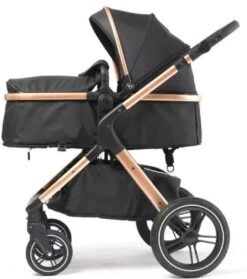 Merkloos BrightWise Luxe Kinderwagen 3 In 1 Van Voldoet Aan Alle Europese Veiligheidscertificaten - Wandelwagen - Kinderwagen 3-in-1 Incl Autostoel - Kinderwagen Maxi Cosi – Buggy 3 In 1 - Newborn - Zwart -Happy Horse Winkel 1062x1200 14