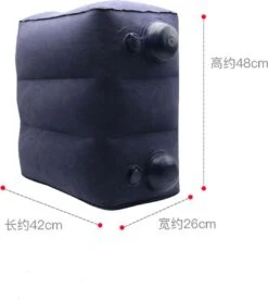 TDR-Opblaasbaar Voetkussen - 3 Hoogtestanden - Vliegtuigbedje - Blauw -Happy Horse Winkel 1072x1200 8