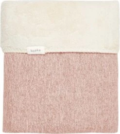 Koeka Baby Dekentje Wieg Vigo Teddy - Oud Roze - 75x100cm