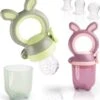 2 Fruit Teats Baby Bunny + 6 Siliconen Spenen In 3 Maten + 1 Baby Tandenborstel - BPA-vrije Fopspeen Voor Fruit Groente Pap Babyvoeding (2-Pack+Tandenborstel) 2 2 Fruit Teats Baby Bunny + 6 Siliconen Spenen In 3 Maten + 1 Baby Tandenborstel - BPA-vrije Fopspeen Voor Fruit Groente Pap Babyvoeding (2-Pack+Tandenborstel) -Happy Horse Winkel 1081x1200 1