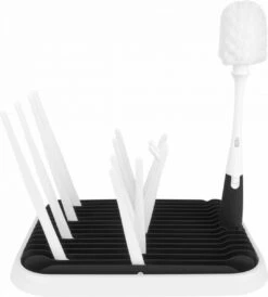 Nevi Afdruiprek Met Lekbak - Afdruipmat Voor 10 Flessen - Opvouwbaar Droogrek Babyfles - Inclusief Afwasborstel -Happy Horse Winkel 1083x1200