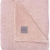 Jollein Baby Deken Wieg 75x100cm River Knit - Pale Pink/Coral Fleece -Happy Horse Winkel 1087x1200