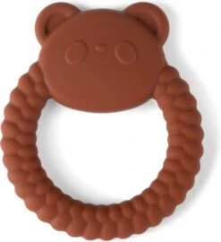 Bijtring Lalieloe Panda - Bijtspeelgoed - Kraam Cadeau - Koel Bijtring - Roest