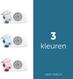 Zazu Sam Slaaptrainer - Met Nachtlamp Functie En Slaaptimers - Grijs / Wit -Happy Horse Winkel 1101x1200 3