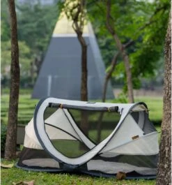 Deryan Peuter Luxe Campingbedje – Inclusief Zelfopblaasbare Matras - Cream -Happy Horse Winkel 1118x1200 1