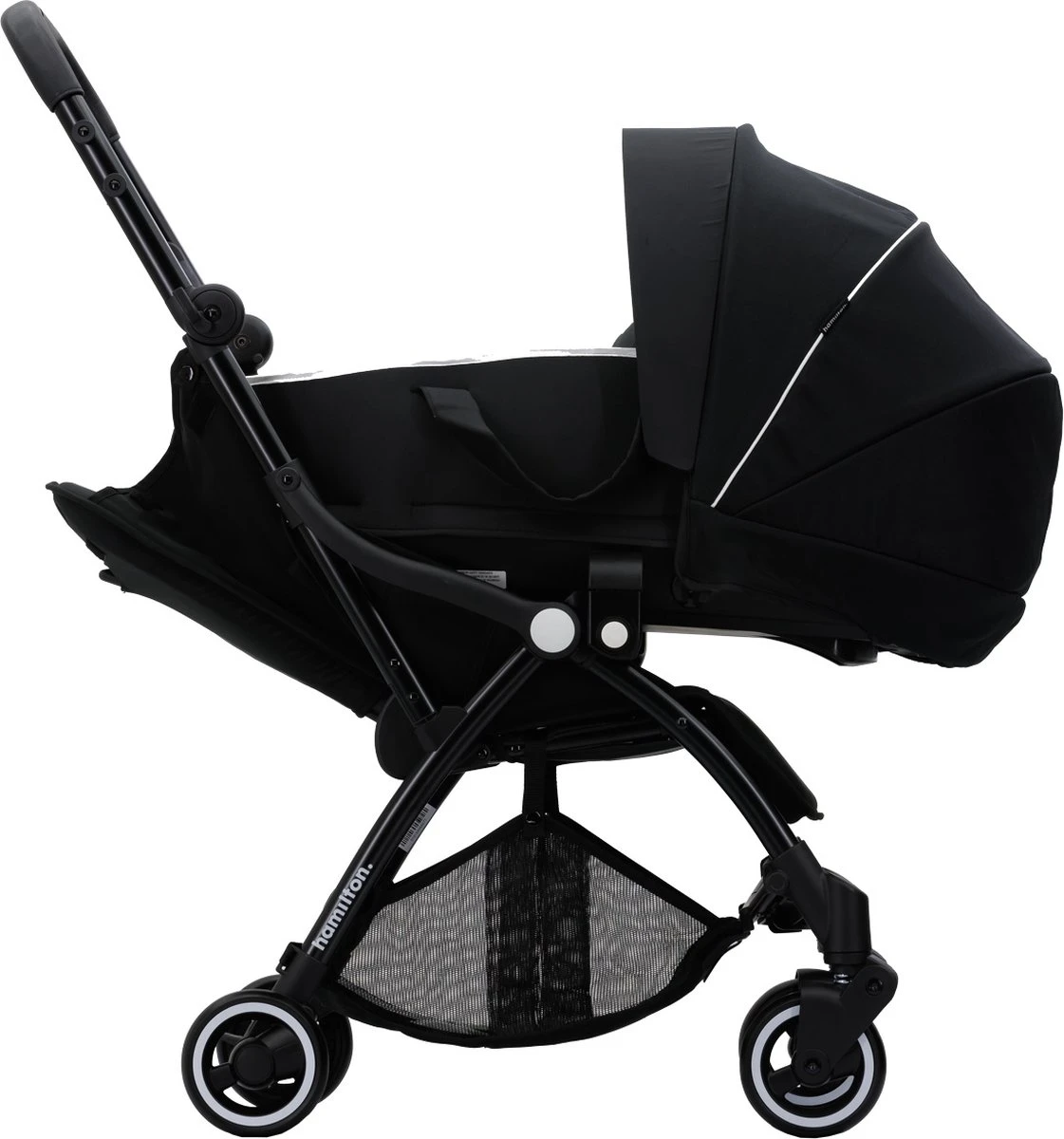 Hamilton By Yoop X1 Plus Kinderwagen - Buggy Met Monteerbare Wieg - Premium Stroller Met One Hand Folding Technologie - Nieuw, Hoger, Uitgebreider 2023 Model - Zwart - Licht, Verstelbaar, Wendbaar En Geschikt Van 0 Maanden Tot 4 Jaar 6 Hamilton By Yoop X1 Plus Kinderwagen - Buggy Met Monteerbare Wieg - Premium Stroller Met One Hand Folding Technologie - Nieuw, Hoger, Uitgebreider 2023 Model - Zwart - Licht, Verstelbaar, Wendbaar En Geschikt Van 0 Maanden Tot 4 Jaar - Afbeelding 4