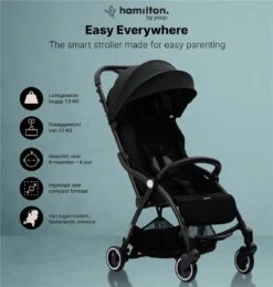 Hamilton By Yoop X1 Plus Buggy – Nieuw, Hoger, Uitgebreider 2023 Model – Premium Stroller Met One Hand Folding Technologie – Zwart – Lichte, Verstelbare En Wendbare Kinderwagen Met Vele Gemakken 24 Hamilton By Yoop X1 Plus Buggy – Nieuw, Hoger, Uitgebreider 2023 Model – Premium Stroller Met One Hand Folding Technologie – Zwart – Lichte, Verstelbare En Wendbare Kinderwagen Met Vele Gemakken -Happy Horse Winkel 1140x1200
