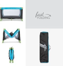 Hauck Dream N Play Campingbedje - Waterblue -Happy Horse Winkel 1146x1200 4