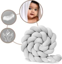 Bedbumper - Bedomrander - Bedbumper Ledikant - Bedbumper Gevlochten - Boxomrander - Babykamer Accessoires - 3 Meter - Katoen - Grijs 8 Bedbumper - Bedomrander - Bedbumper Ledikant - Bedbumper Gevlochten - Boxomrander - Babykamer Accessoires - 3 Meter - Katoen - Grijs -Happy Horse Winkel 1158x1200 2