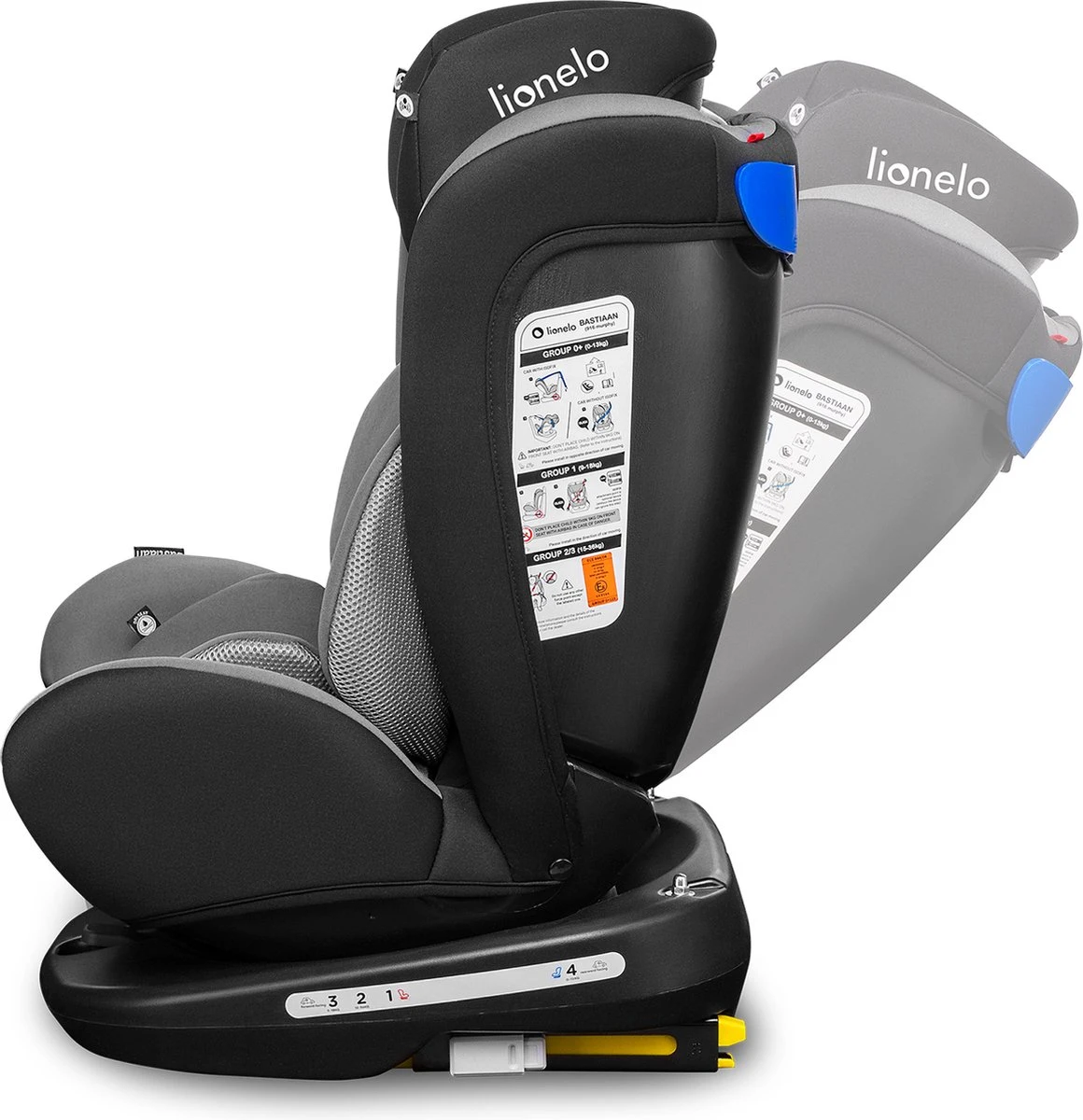 Lionelo Bastiaan - Autostoel - 360° Draaibaar - ISOFIX 4 Lionelo Bastiaan - Autostoel - 360° Draaibaar - ISOFIX - Afbeelding 2