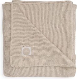 Jollein Baby Deken Ledikant 100x150cm Basic Knit - Nougat