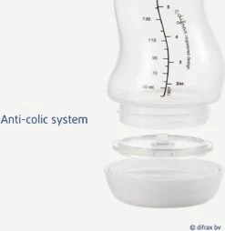 Difrax Anti-Colic S-Babyfles Natural - 250 Ml - Blossom/Roze -Happy Horse Winkel 1166x1200 5