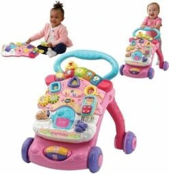 VTech 2 In 1 Baby Walker - Educatief Babyspeelgoed - Roze - 9 Tot 36 Maanden -Happy Horse Winkel 1166x1200 7