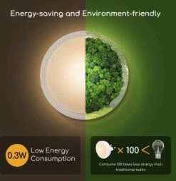 Aigostar 10BA4 - 2 Stuks LED Nachtlampje Stopcontact - Dimbare Nachtlampjes Met Sensor - Nacht Lamp - Kinderen & Baby - Wit -Happy Horse Winkel 1167x1200 8