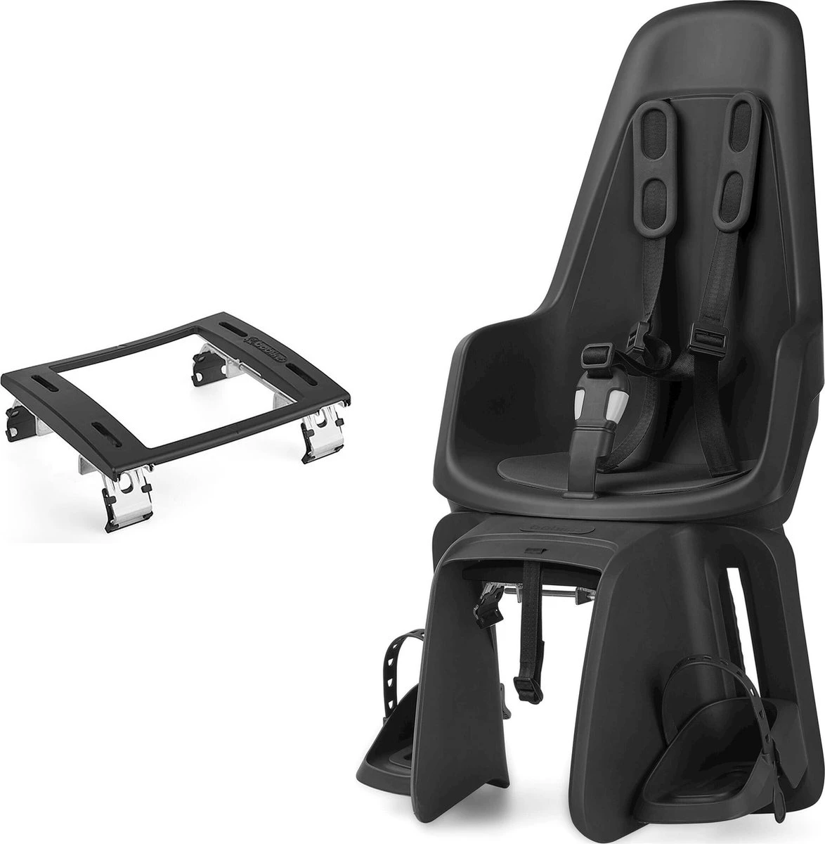 Bobike One Maxi Fietsstoeltje Achter BD - Urban Black 10 Bobike One Maxi Fietsstoeltje Achter BD - Urban Black - Afbeelding 8