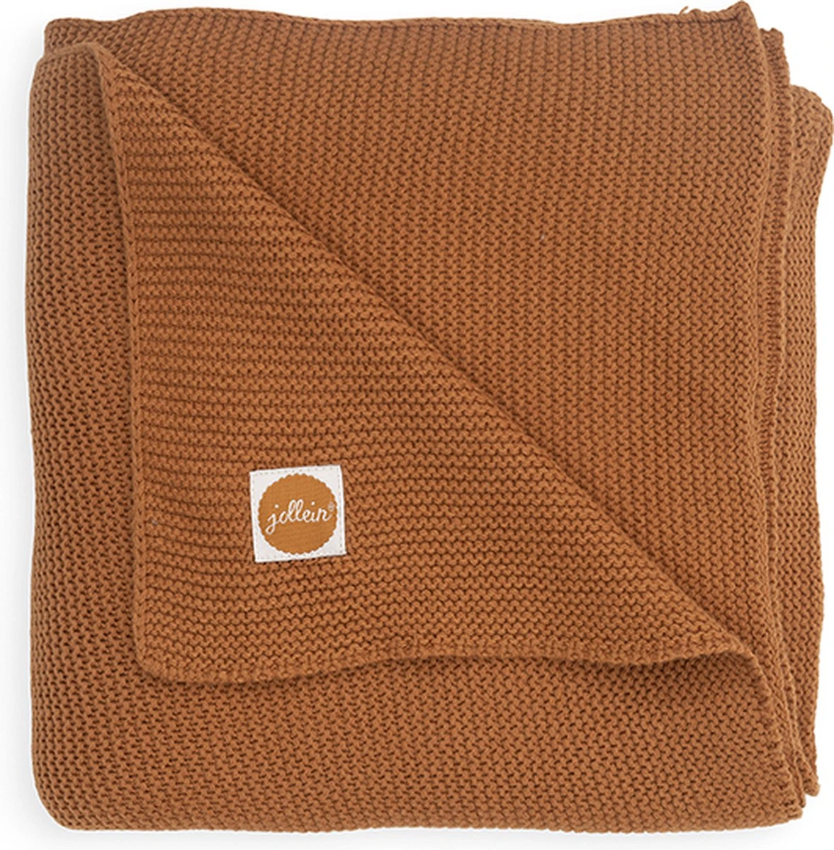 Jollein Baby Deken Ledikant 100x150cm Basic Knit - Caramel 3 Jollein Baby Deken Ledikant 100x150cm Basic Knit - Caramel