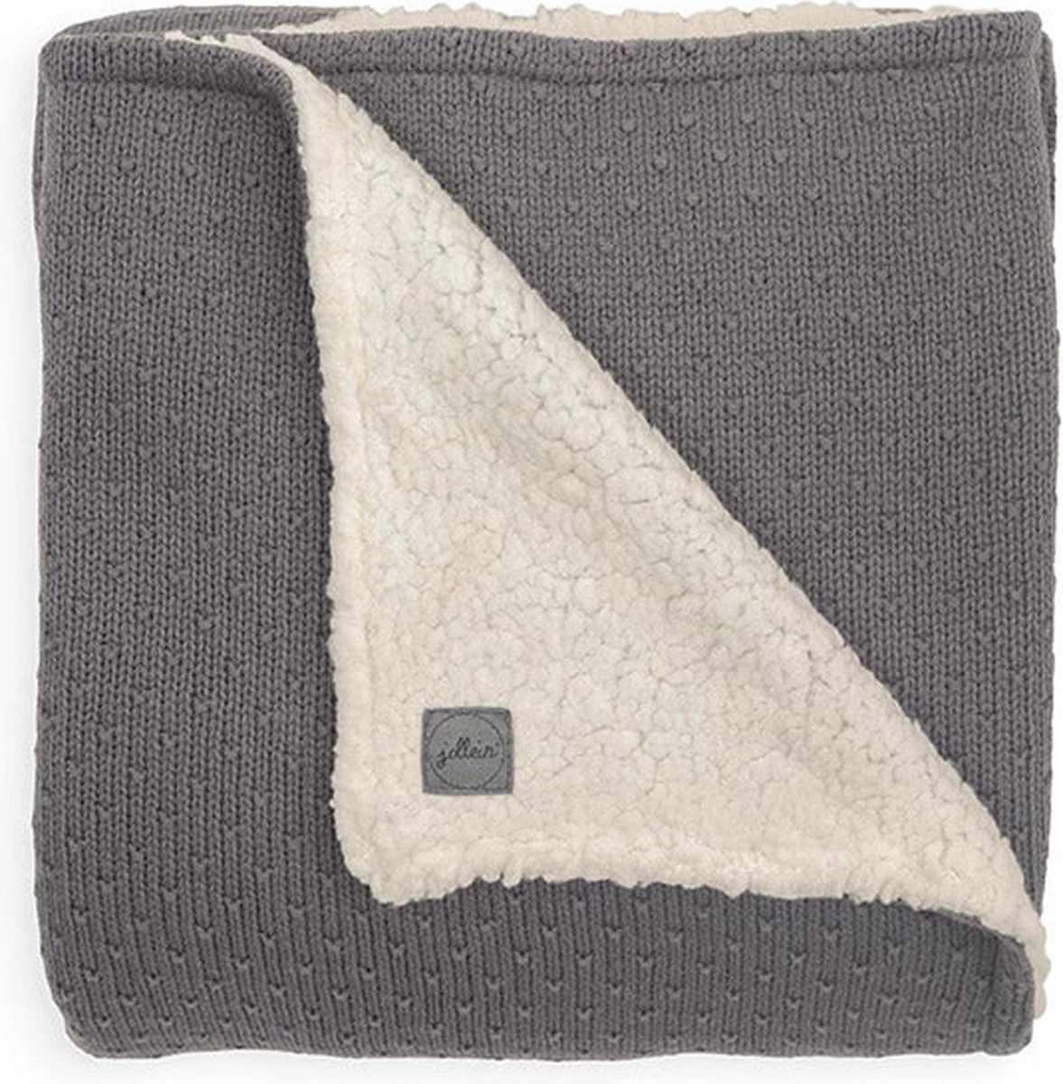 Jollein Baby Deken Wieg 75x100cm Teddy Bliss Knit - Nougat 16 Jollein Baby Deken Wieg 75x100cm Teddy Bliss Knit - Nougat - Afbeelding 14