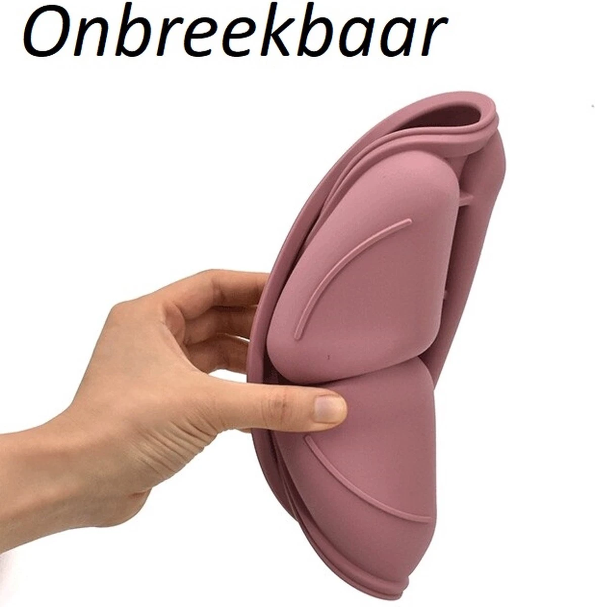 2 Stuks - Kinderbord - Baby Bordjes - Kinderservies - Roze Beige - Siliconen BPA Vrij - Onbreekbaar 4 2 Stuks - Kinderbord - Baby Bordjes - Kinderservies - Roze Beige - Siliconen BPA Vrij - Onbreekbaar - Afbeelding 2