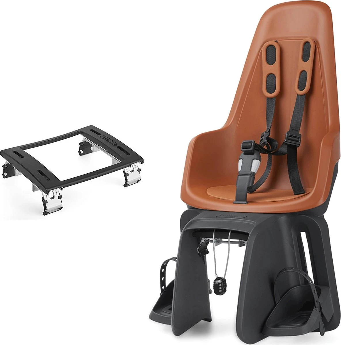 Bobike One Maxi Fietsstoeltje Achter BD - Urban Black 8 Bobike One Maxi Fietsstoeltje Achter BD - Urban Black - Afbeelding 6