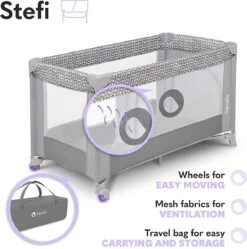 Lionelo Stefi - Campingbedje - 125x65cm - Tot 15kg - Transporttas -Happy Horse Winkel 1188x1200 1