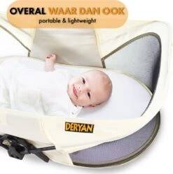 Deryan Infant Deluxe BabyBox Campingbedje - Cream + Inclusief Matras En Klamboe -Happy Horse Winkel 1192x1200 5
