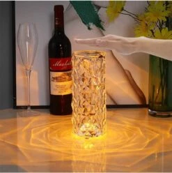 Merkloos Crystal Led Touch Lamp - Oplaadbaar Met Afstandsbediening -Happy Horse Winkel 1193x1200 7