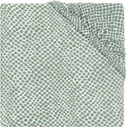 Jollein Baby Hoeslaken Ledikant Jersey 60x120cm Snake - Ash Green -Happy Horse Winkel 1195x1200 3