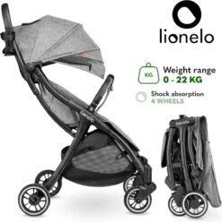 Lionelo Buggy Julie One - Kinderwagen Premium - Automatisch Opvouwen - Wandelwagen Tot 22 Kg - Comfortabele Zitje 34 Lionelo Buggy Julie One - Kinderwagen Premium - Automatisch Opvouwen - Wandelwagen Tot 22 Kg - Comfortabele Zitje -Happy Horse Winkel 1197x1200 11