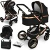 KIDUKU- 3 In 1 Combi-kinderwagen- Zwart/goud- Buggy Incl. Autostoeltje-regenhoes- Inklapbaar 2 KIDUKU- 3 In 1 Combi-kinderwagen- Zwart/goud- Buggy Incl. Autostoeltje-regenhoes- Inklapbaar -Happy Horse Winkel 1197x1200 13