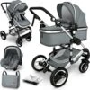 KIDUKU- 3 In 1 Combi-kinderwagen- Grijs/zilver- Buggy Incl. Autostoeltje-regenhoes- Inklapbaar 2 KIDUKU- 3 In 1 Combi-kinderwagen- Grijs/zilver- Buggy Incl. Autostoeltje-regenhoes- Inklapbaar -Happy Horse Winkel 1197x1200 14