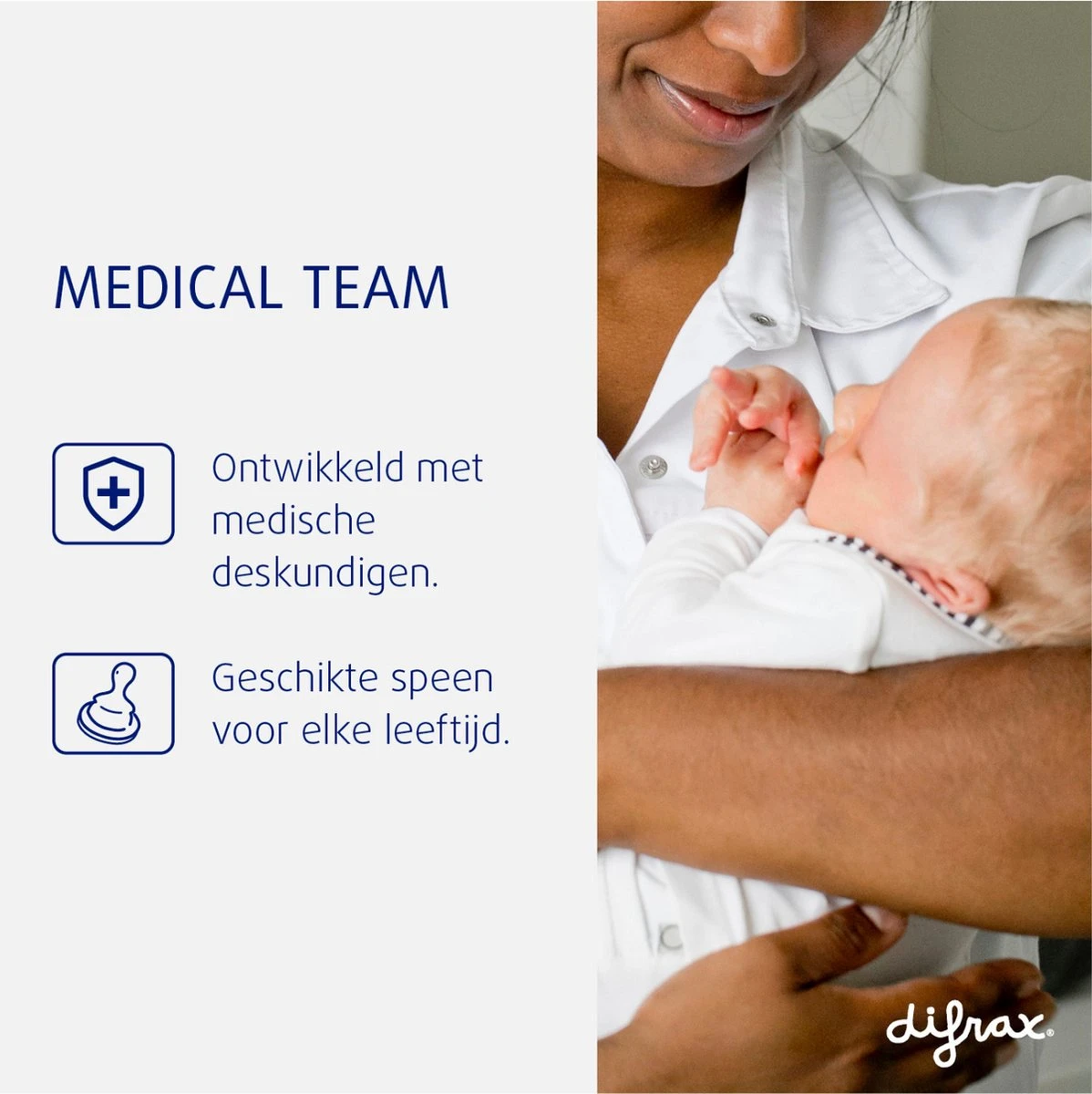 Difrax Flessenspeen Wide Voor Brede Babyflessen - Maat Small - 2 Stuks 7 Difrax Flessenspeen Wide Voor Brede Babyflessen - Maat Small - 2 Stuks - Afbeelding 5