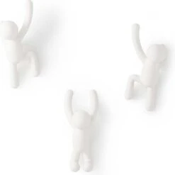 Umbra Kapstok Wandhaak - Buddy Set Van 3 - Wit -Happy Horse Winkel 1198x1200 24