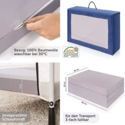 Hauck Dream N Play Campingbedje Set - Met Matras En Muggennet - Beige -Happy Horse Winkel 1198x1200 36