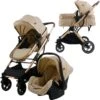 Ding Juna Kinderwagen 3 In 1 - Beige/Rose - Combi Kinderwagen Incl. Autostoel -Happy Horse Winkel 1198x1200 38